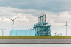 Power generation facility and wind turbines