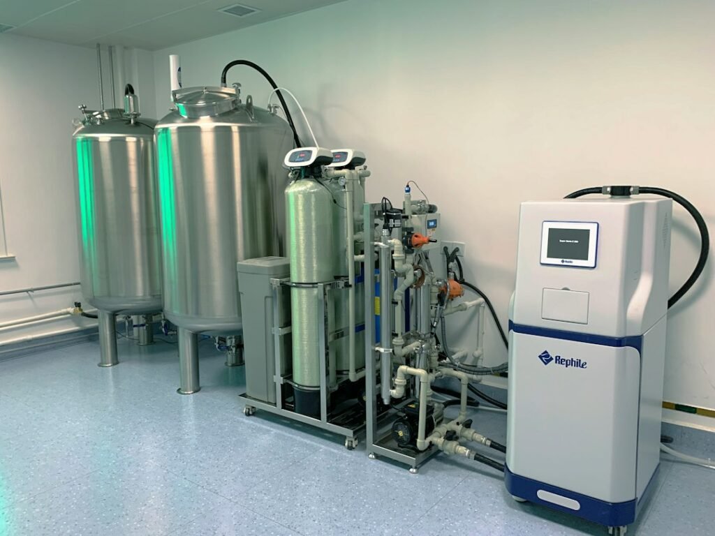 Industrial water-treatment equipment used as an illustration, not the awarded Jinfeng filters or the supplier's products.